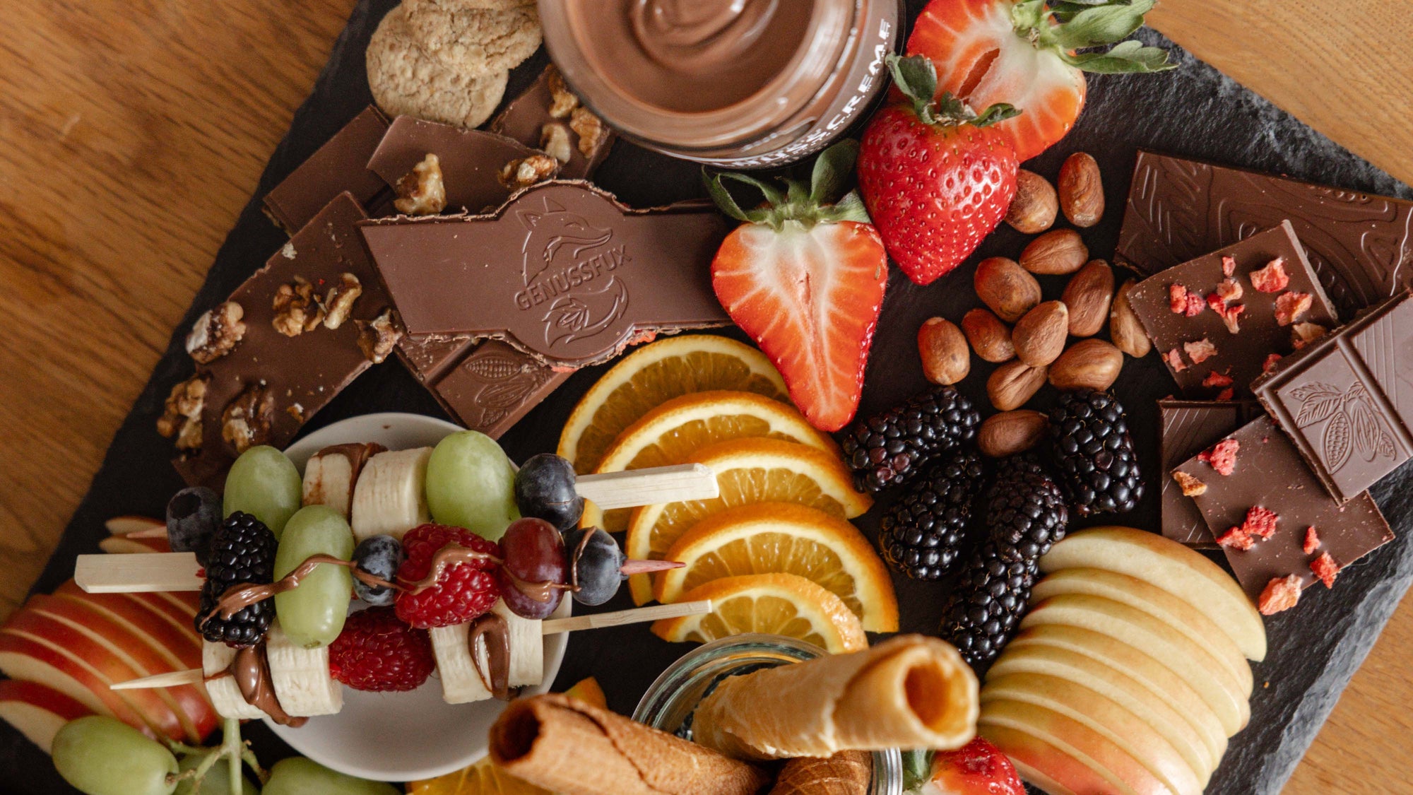 Anleitung für ein leckeres und gesundes sweet Charcuterie-Board