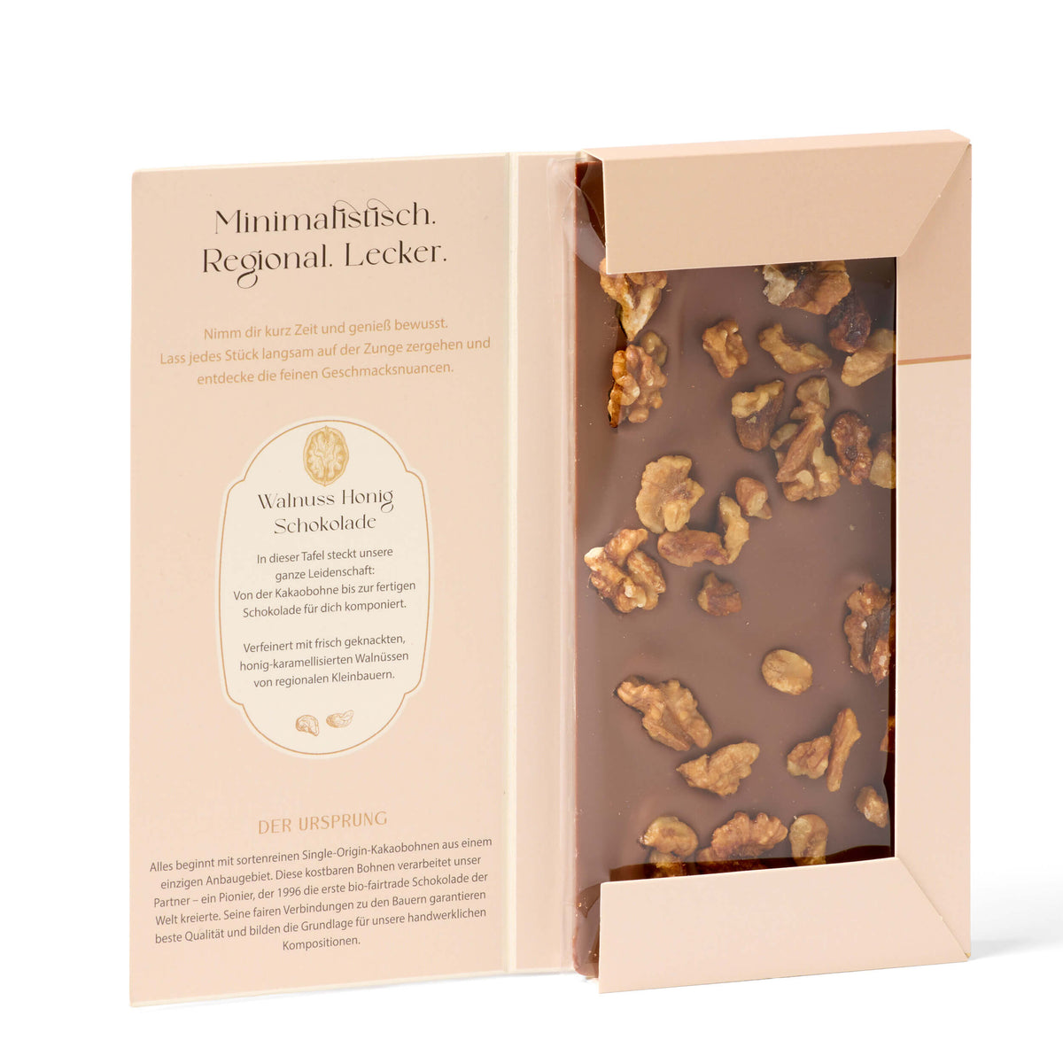 Bio-Walnuss-Honig-Schokolade