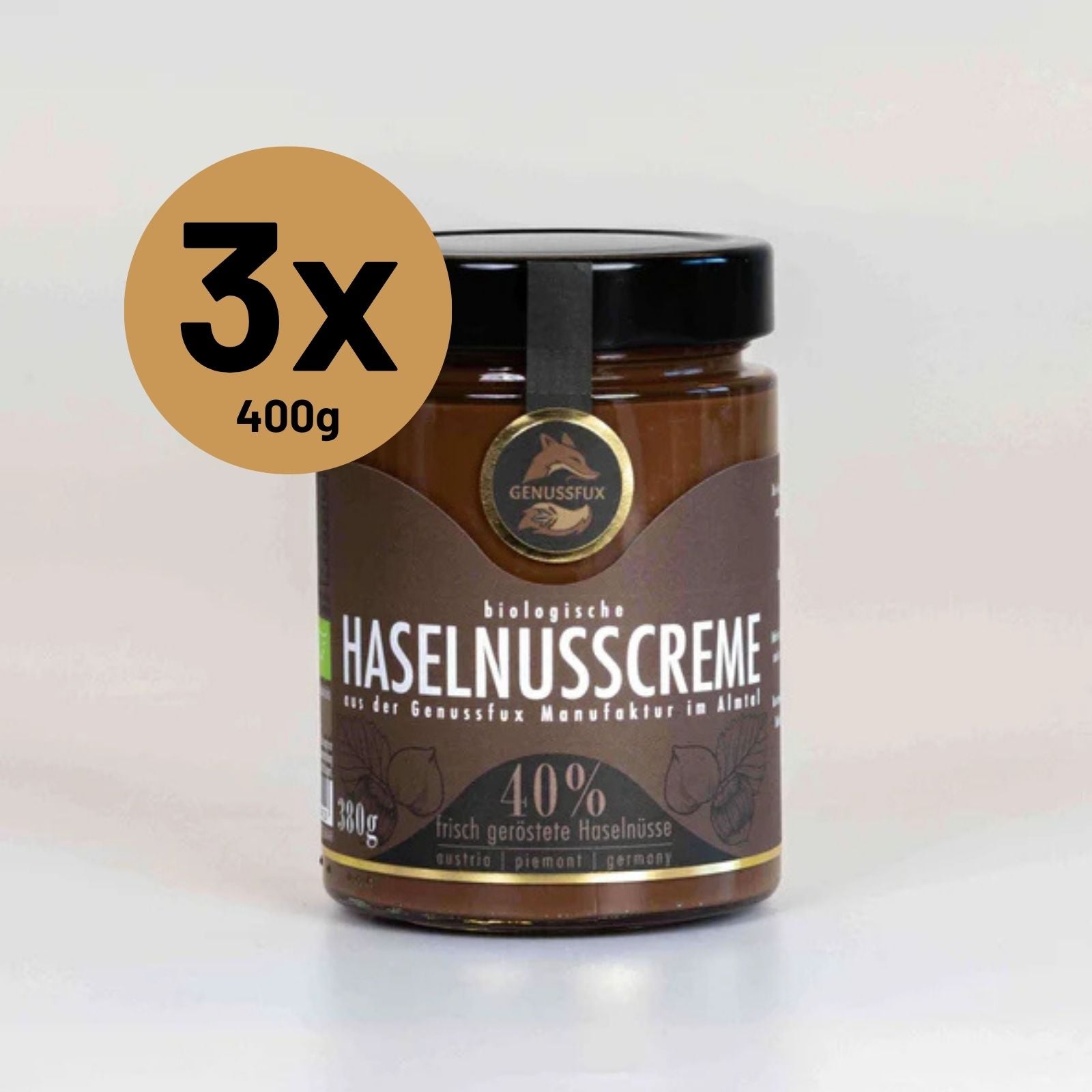 Bio-Haselnusscreme Duo/Trio
