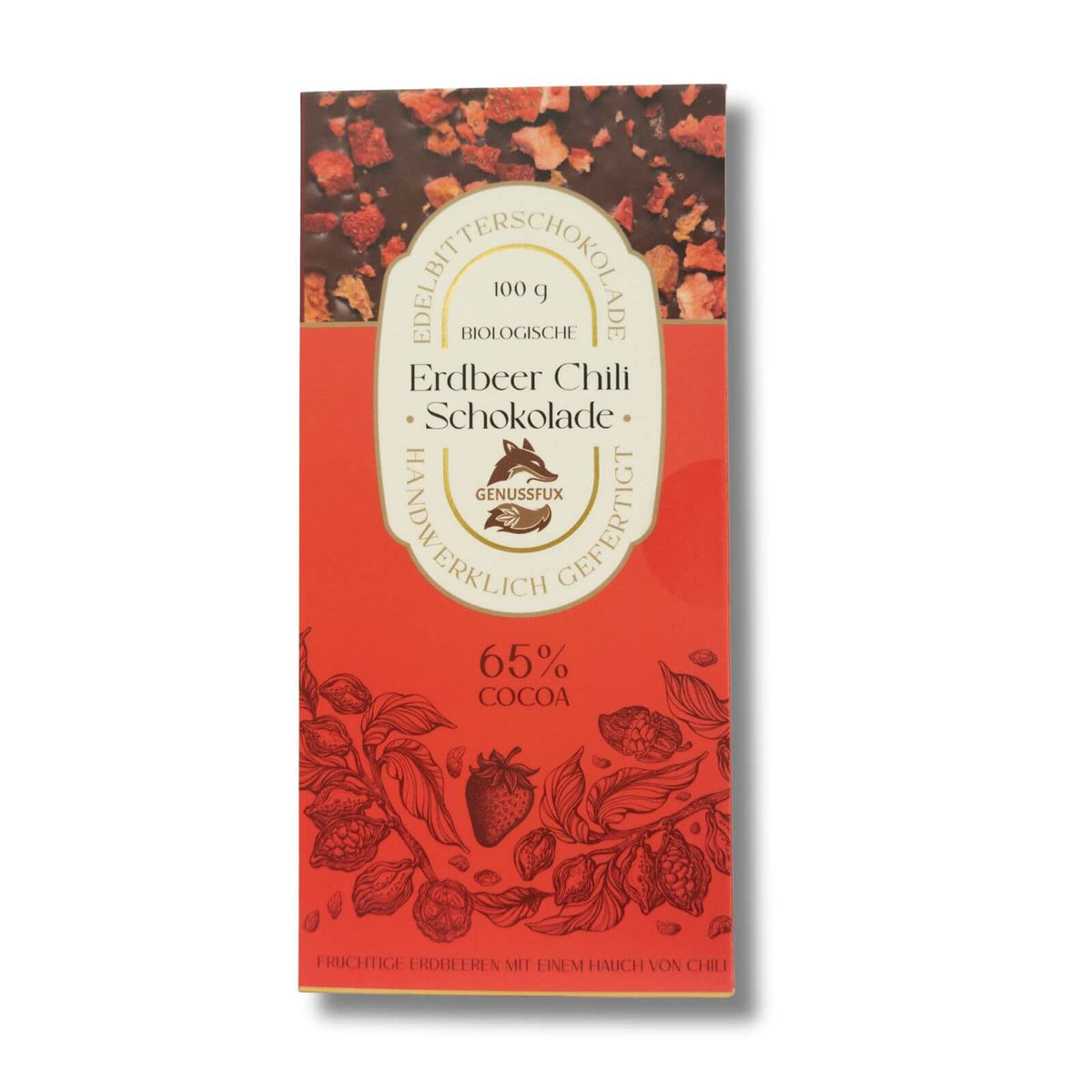 Bio-Erdbeer-Chili-Schokolade