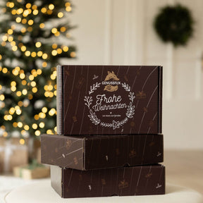 Geschenkkarton im weihnachtlichen Design